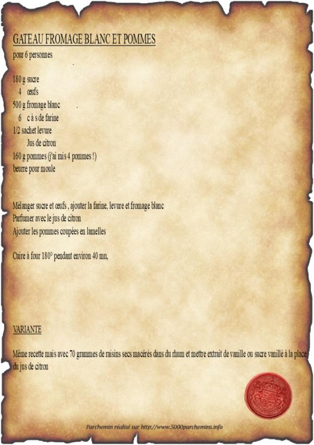Gateau au fromage blanc